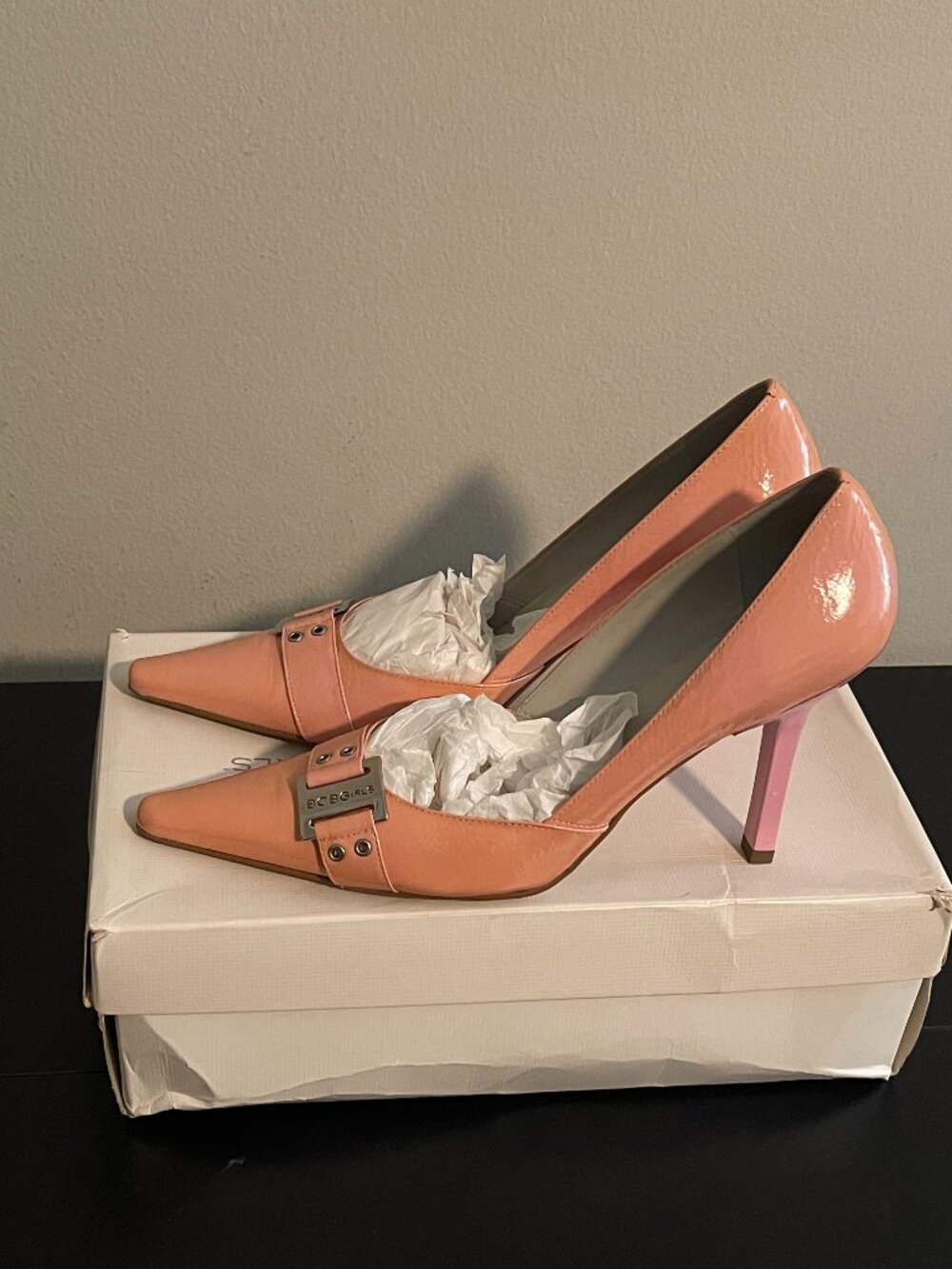 BCBG Girls Pink High Heels Sz 7.5